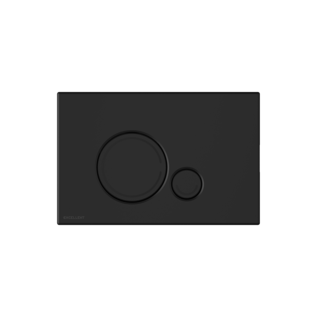 Ringo przycisk spłukujący do stelaża podtynkowego WC Shiro 2.0, czarny soft