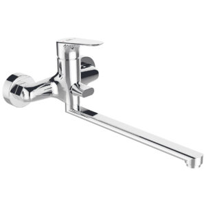 Rondo – bateria wannowa ścienna z ruchomą wylewką bez zestawu natryskowego