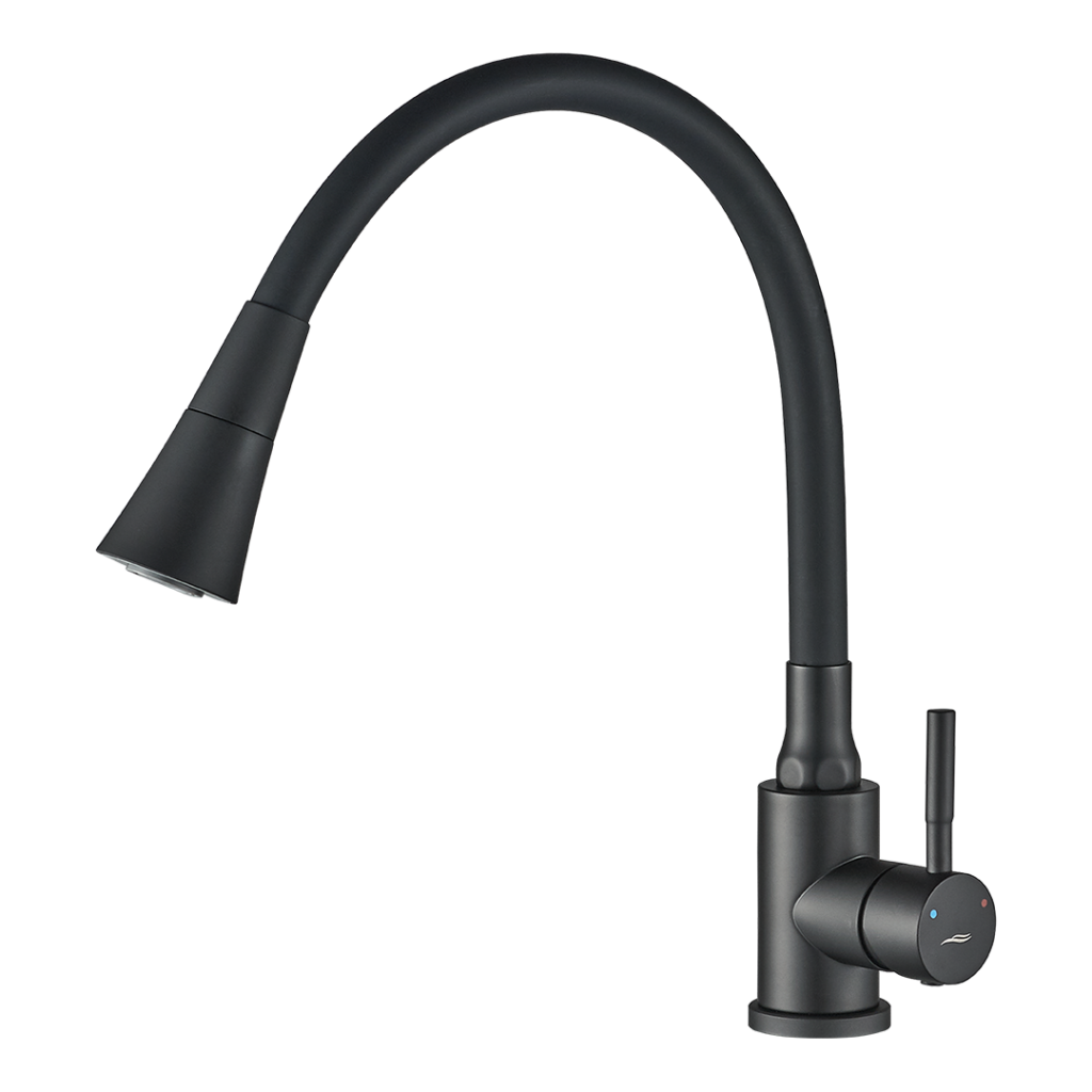 SELVA bateria zlewozmywakowa stojąca z elastyczną 2-funkcyjną wylewką