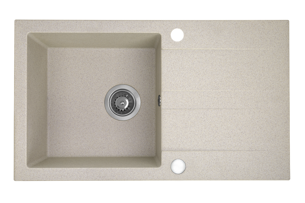 SHIRE zlewozmywak granitowy 1-komorowy z ociekaczem