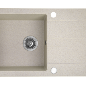 SHIRE zlewozmywak granitowy 1-komorowy z ociekaczem