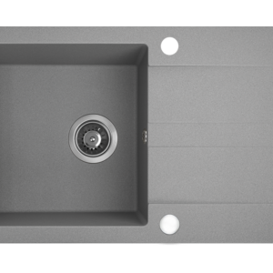 SHIRE zlewozmywak granitowy 1-komorowy z ociekaczem