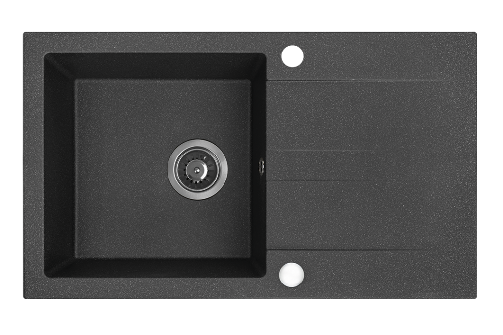 SHIRE zlewozmywak granitowy 1-komorowy z ociekaczem