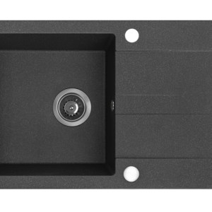 SHIRE zlewozmywak granitowy 1-komorowy z ociekaczem