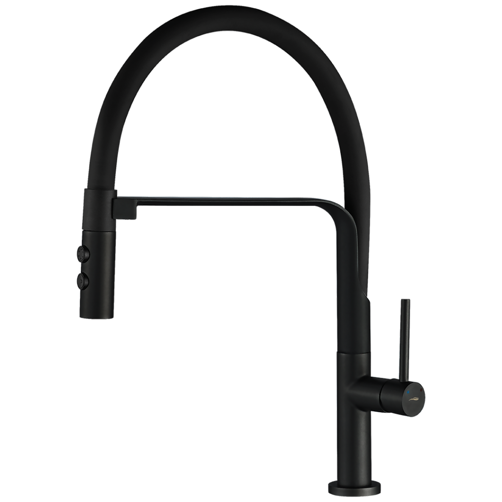 SILUETTO bateria zlewozmywakowa stojąca z wylewką U