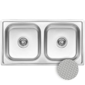 STANDARD zlewozmywak dwukomorowy