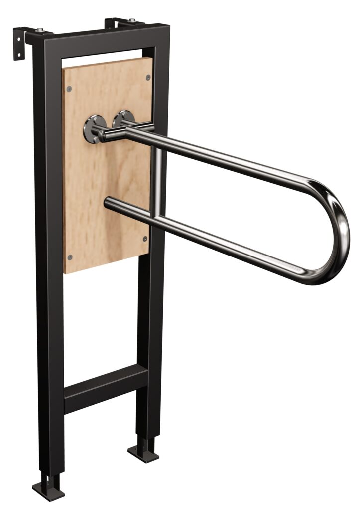 Stelaż podtynkowy do montażu uchwytów półokrągłych ANDEX Bez Barier STEL01