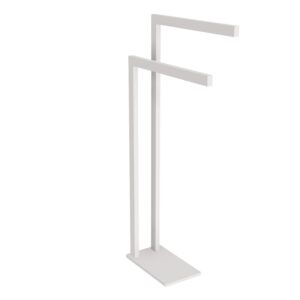 Stojak na dwa ręczniki ANDEX Technic 341B biały