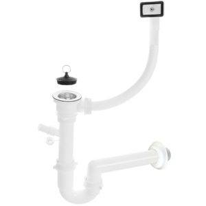 Syfon 2″ z przelewem do zlewozmywaka 1-komorowego