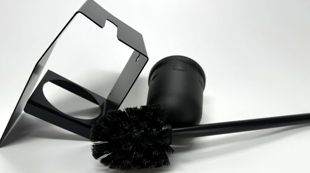 Szczotka wc z osłoną ANDEX Technic 321NG stal nierdzewna czarna