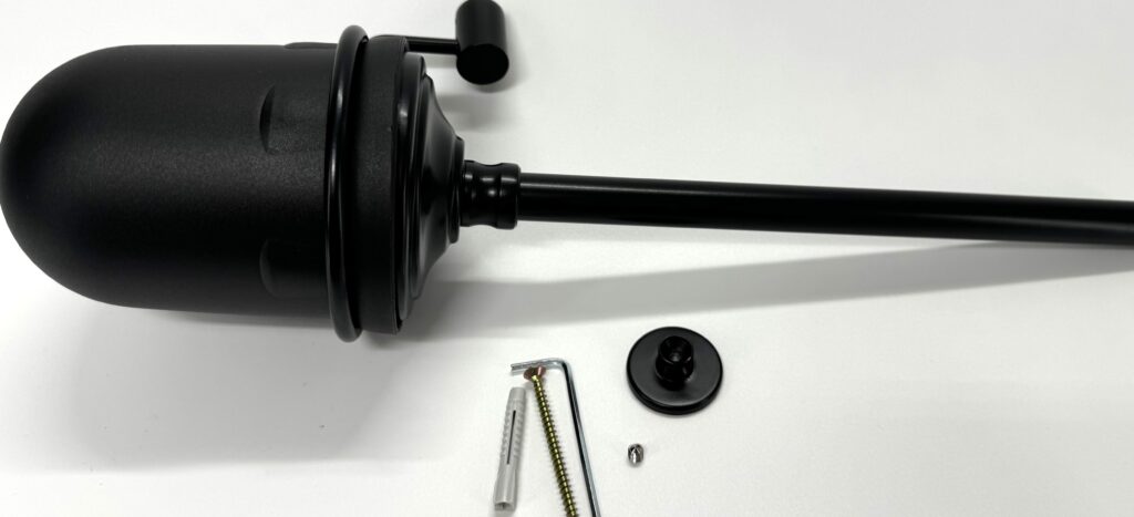 Szczotka wc z osłonką ANDEX Sanibella 543NG czarna