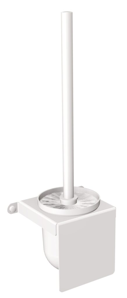 Szczotka wc z przysłoną ANDEX Technic 320B stal nierdzewna biała