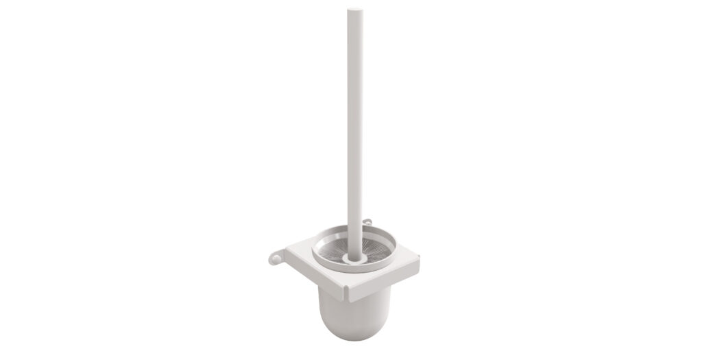 Szczotka wisząca wc ANDEX Technic 315B stal nierdzewna biały