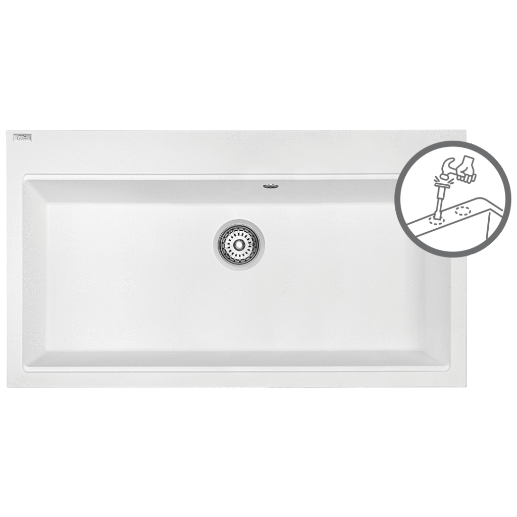 Tau – zlewozmywak 1-komorowy