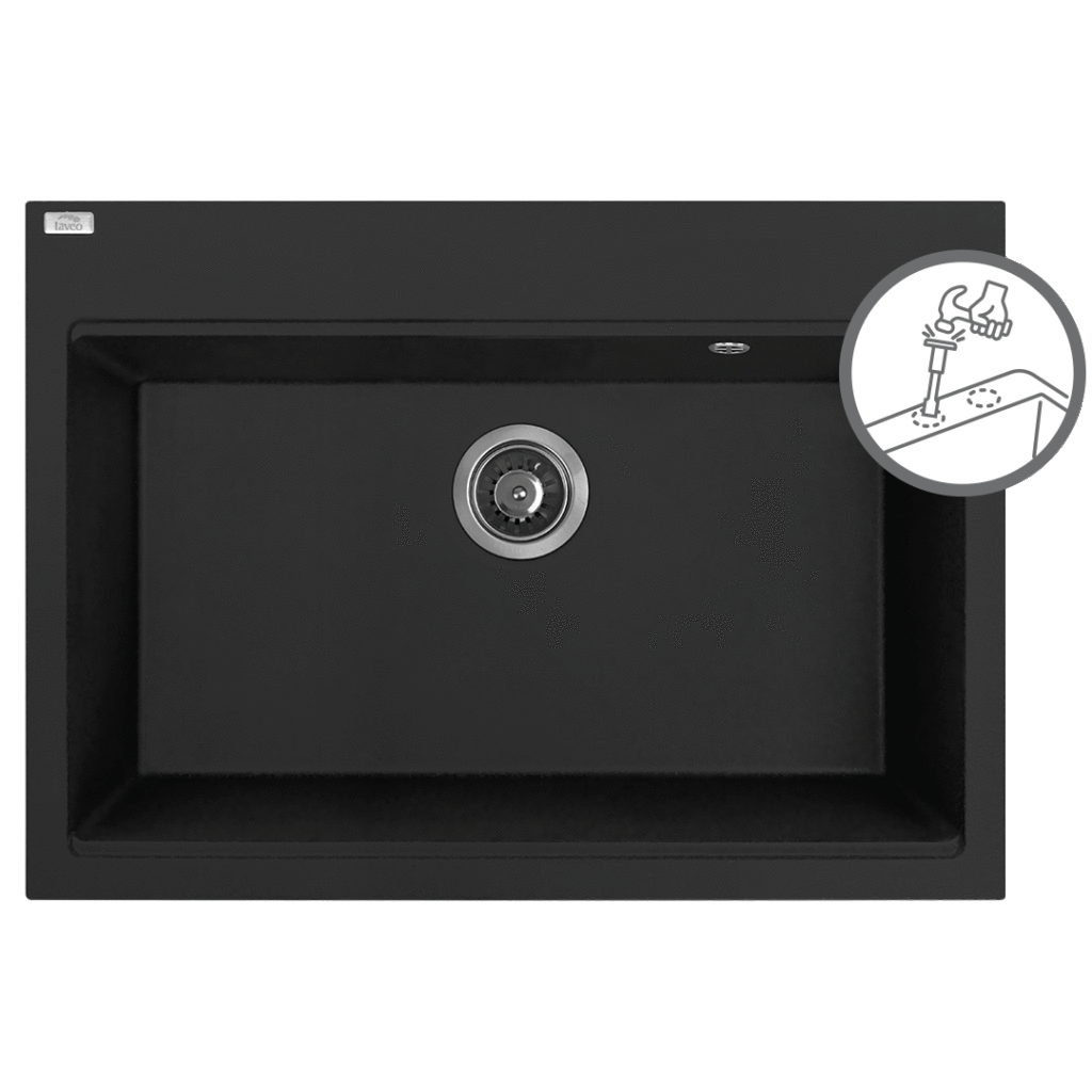 Tau – zlewozmywak 1-komorowy