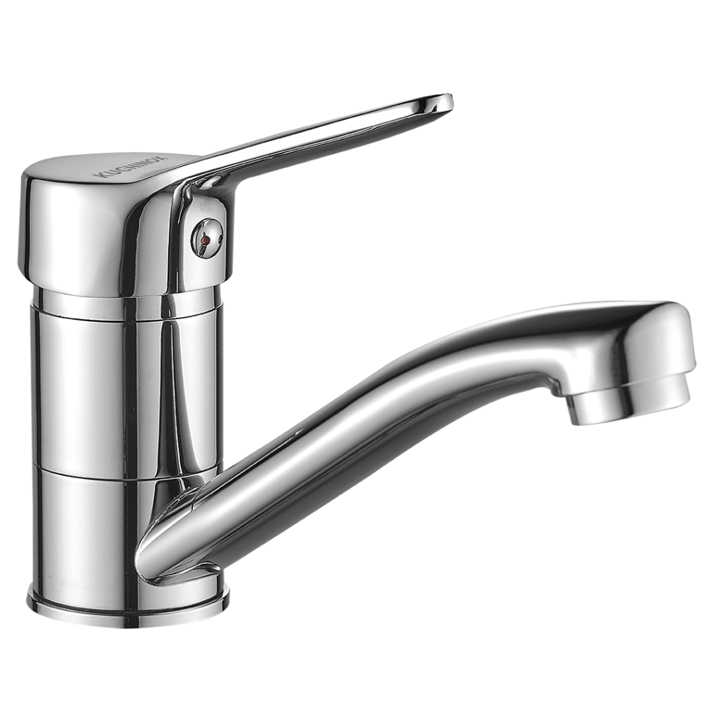 TIBI bateria umywalkowa stojąca z ruchomą wylewką