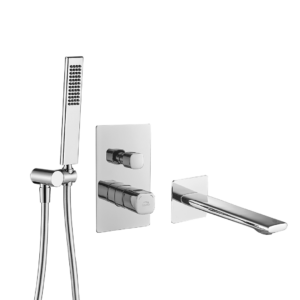 Tores – bateria wannowa podtynkowa z zestawem natryskowym