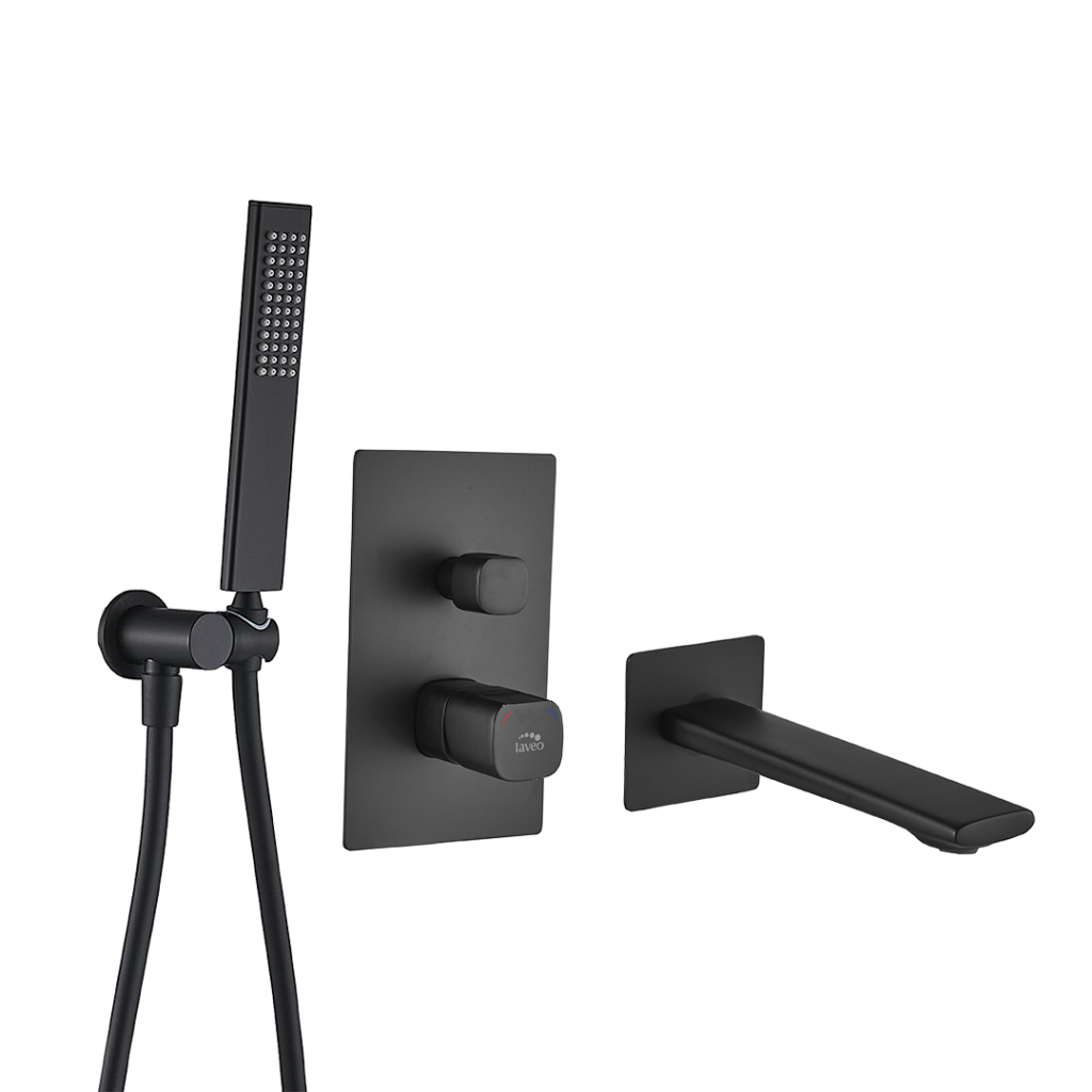 Tores – bateria wannowa podtynkowa z zestawem natryskowym