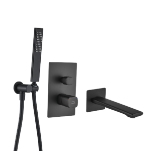 Tores – bateria wannowa podtynkowa z zestawem natryskowym