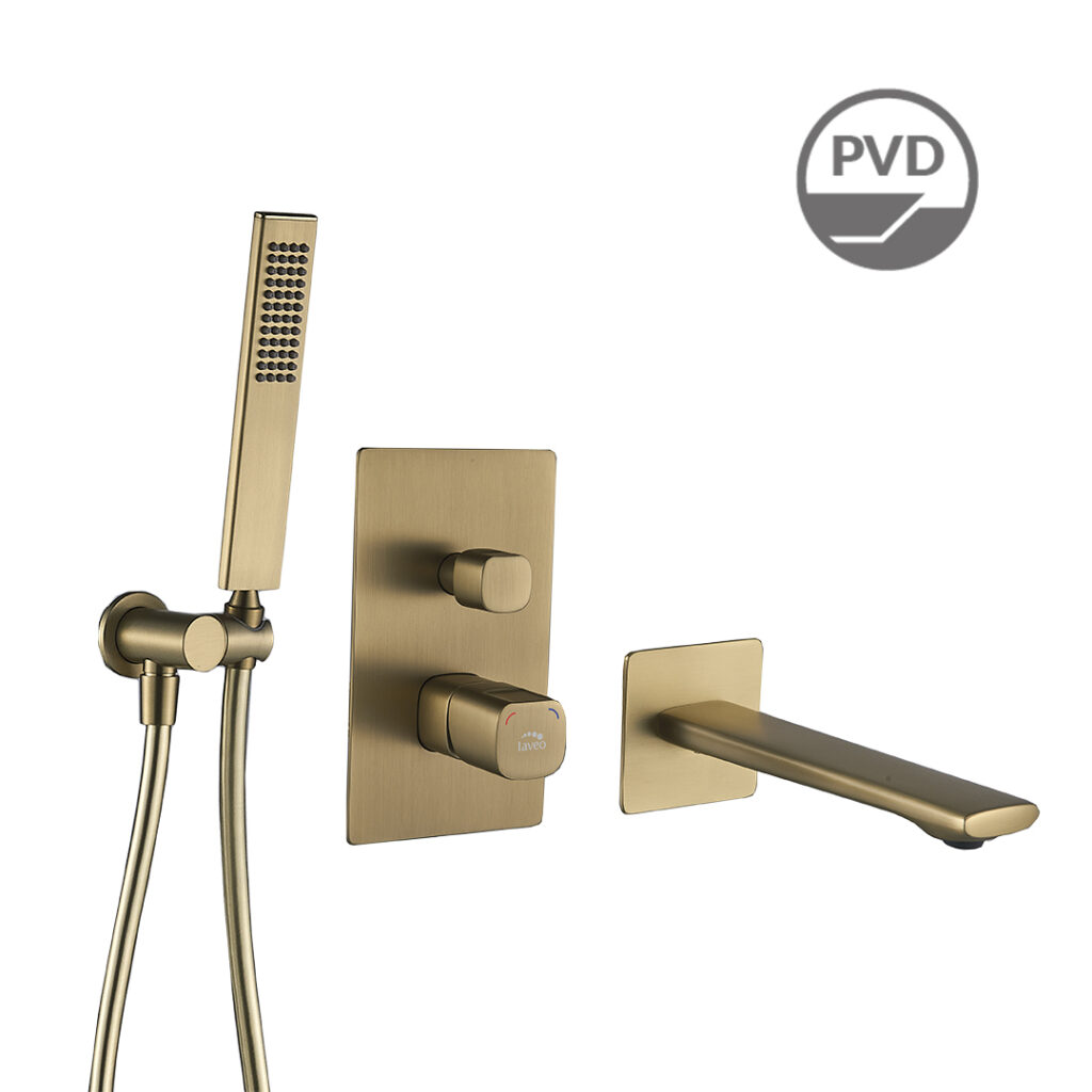 Tores – bateria wannowa podtynkowa z zestawem natryskowym