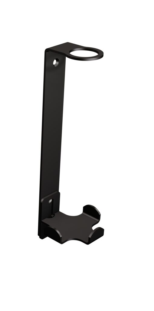 Uchwyt-dozownik mydła w płynie 300ml ANDEX Technic 348NG stal nierdzewna czarny