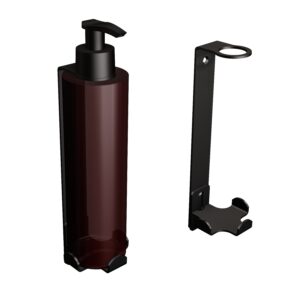 Uchwyt-dozownik mydła w płynie 300ml ANDEX Technic 348NG stal nierdzewna czarny