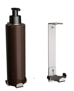 Uchwyt-dozownik mydła w płynie 300ml ANDEX Technic 348SG stal nierdzewna polerowana