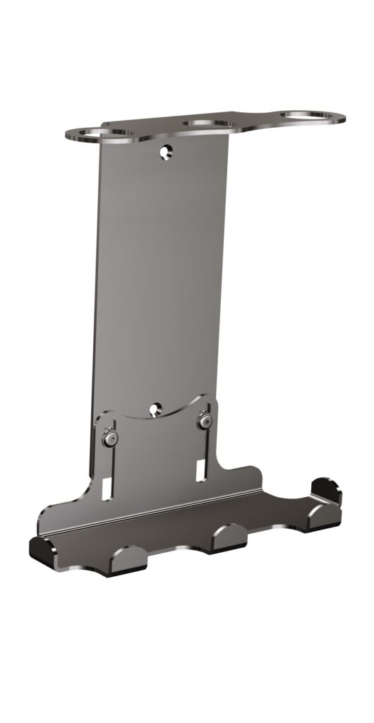 Uchwyt-dozownik mydła w płynie, szamponu, i odżywki 3x300ml ANDEX Technic 350SG stal nierdzewna polerowana