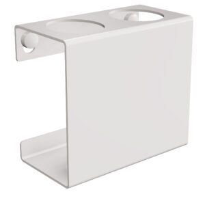 Uchwyt na dwie szczoteczki elektryczne prawy ANDEX Technic 335/P/B stal nierdzewna biały