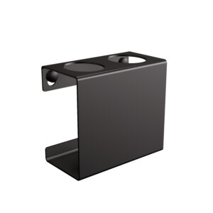 Uchwyt na dwie szczoteczki elektryczne prawy ANDEX Technic 335/P/NG stal nierdzewna czarny