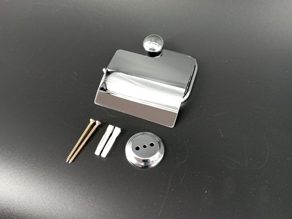 Uchwyt na papier toaletowy z osłonką ANDEX Classic 031CC chrom