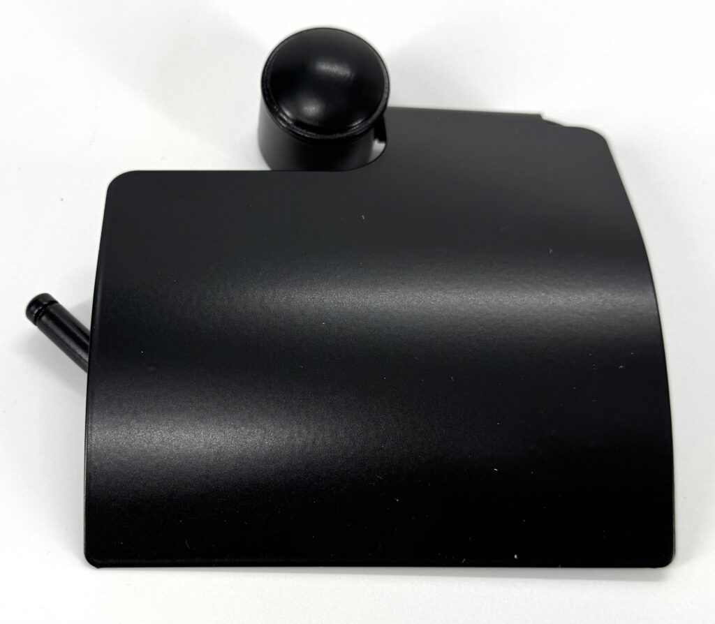 Uchwyt na papier toaletowy z osłonką ANDEX Classic 031NG czarny