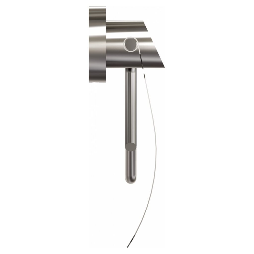 Uchwyt na papier toaletowy z osłonką ANDEX Novel 929SG stal nierdzewna polerowana