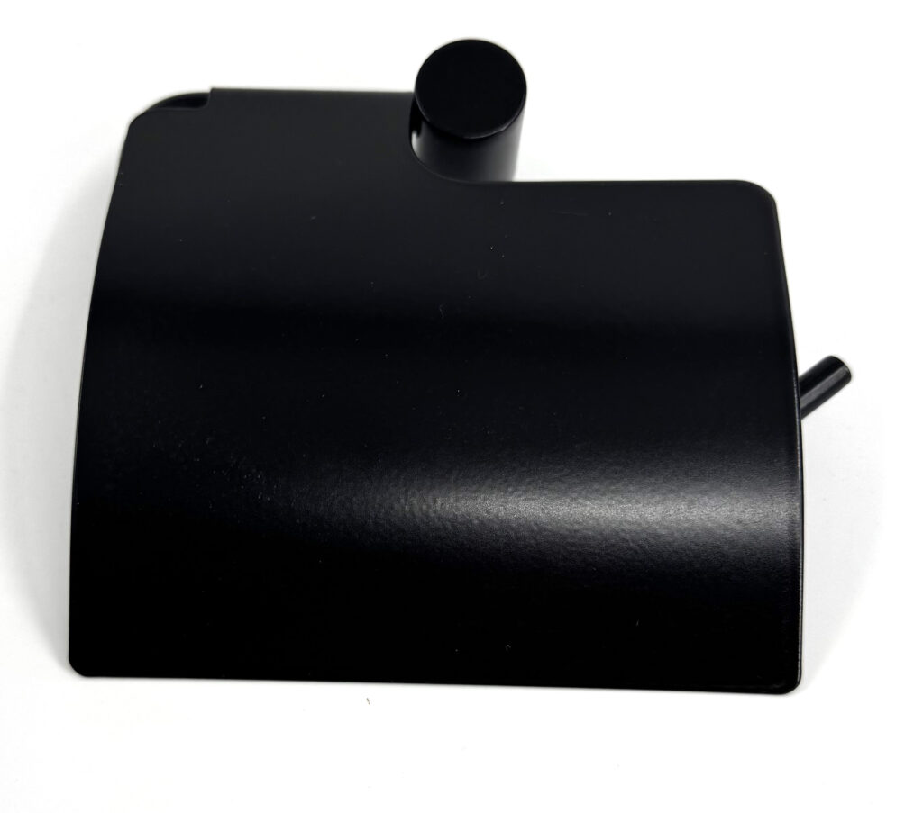 Uchwyt na papier toaletowy z osłonką ANDEX Sanibella 528NG czarny