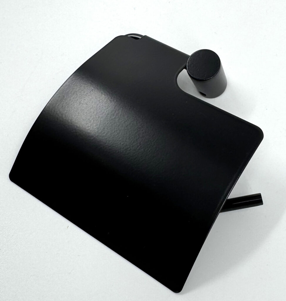 Uchwyt na papier toaletowy z osłonką ANDEX Sanibella 528NG czarny