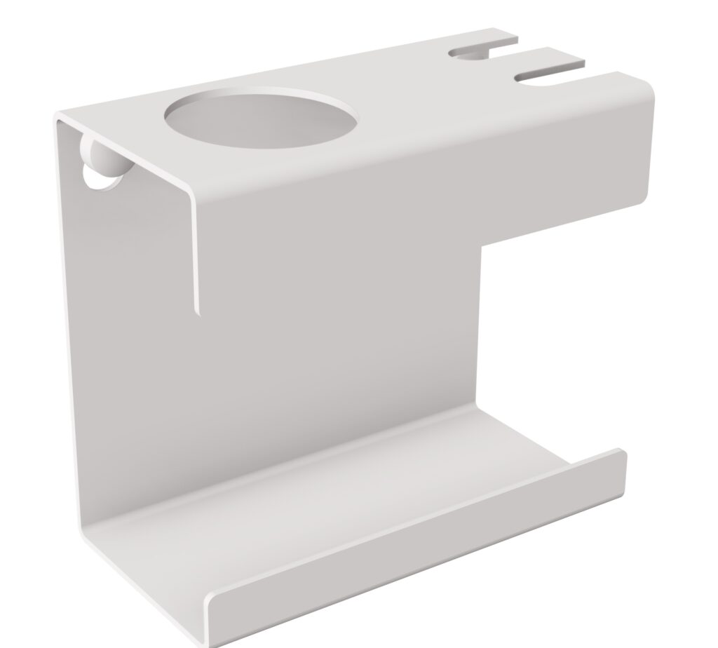 Uchwyt na szczoteczkę elektryczną i dwie końcówki ANDEX Technic 337B biały