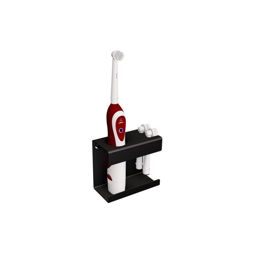 Uchwyt na szczoteczkę elektryczną i dwie końcówki ANDEX Technic 337NG czarny