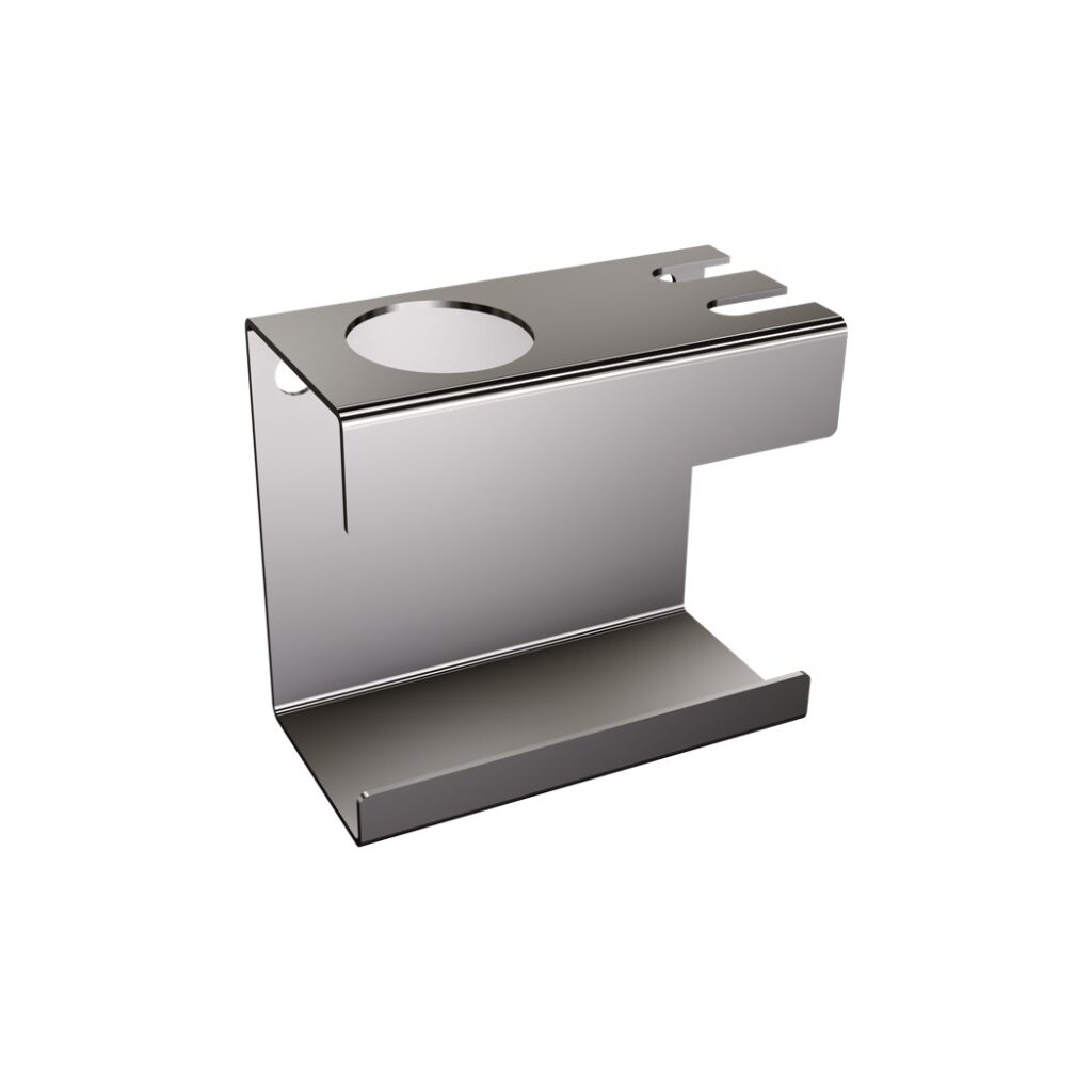 Uchwyt na szczoteczkę elektryczną i dwie końcówki ANDEX Technic 337SG stal nierdzewna polerowana