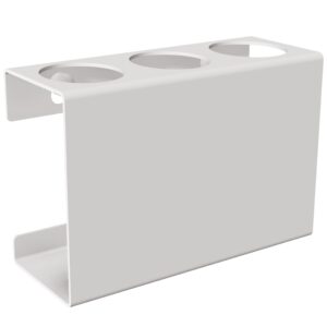 Uchwyt na trzy szczoteczki elektryczne prawy ANDEX Technic 336/P/B stal nierdzewna biały