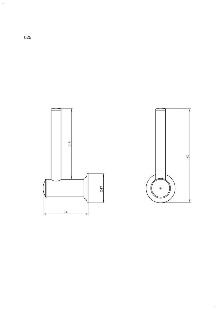 Uchwyt na zapas papieru toaletowego ANDEX Classic 025CC chrom