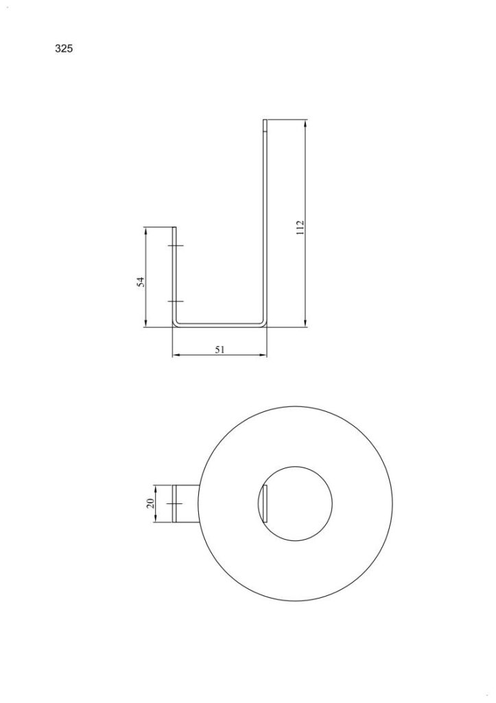 Uchwyt na zapas papieru toaletowego ANDEX Technic 325B stal nierdzewna biały
