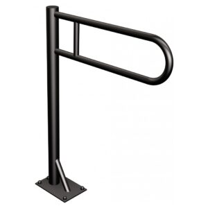 Uchwyt podłogowy stały ANDEX Bez Barier 810NG stal nierdzewna czarny