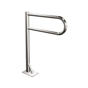 Uchwyt podłogowy stały Ø32 ANDEX Bez Barier 825CC stal nierdzewna polerowana