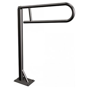 Uchwyt podłogowy uchylny ANDEX Bez Barier 811NG stal nierdzewna czarny