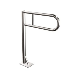 Uchwyt podłogowy uchylny Ø32 ANDEX Bez Barier 826CC stal nierdzewna polerowana