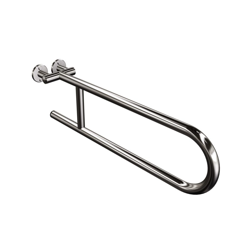 Uchwyt półokrągły stały 60cm ANDEX Bez Barier 800CC stal nierdzewna polerowana