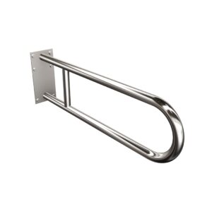 Uchwyt półokrągły stały 60cm z płytą ANDEX Bez Barier 819CC stal nierdzewna polerowana