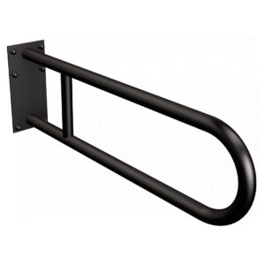 Uchwyt półokrągły stały 60cm z płytą ANDEX Bez Barier 819NG stal nierdzewna czarny