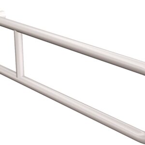 Uchwyt półokrągły stały 70cm ANDEX Bez Barier 800/70B stal nierdzewna biały