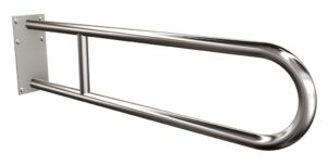 Uchwyt półokrągły stały 70cm z płytą ANDEX Bez Barier 819/70CC stal nierdzewna polerowana